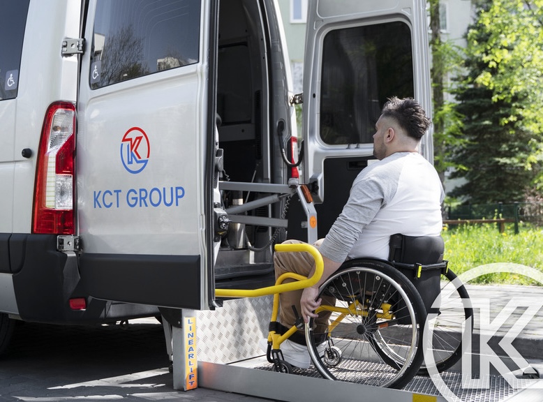 KCT Group - hero image 4 - boarding van